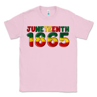 Bubblegum Pink juneteenth 1865 Classic Tee - Artiststas