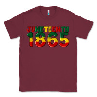 Burgundy juneteenth 1865 Classic Tee - Artiststas