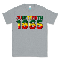 Heather Grey juneteenth 1865 Classic Tee - Artiststas
