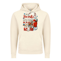 Vintage Artic My favorite baseball player calls me mom Vintage Hoodie - FaDigitalArtStudio