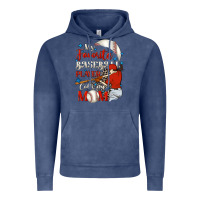 Vintage Denim My favorite baseball player calls me mom Vintage Hoodie - FaDigitalArtStudio