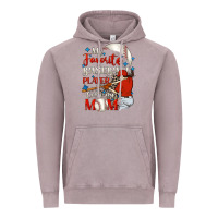 Vintage Zinc My favorite baseball player calls me mom Vintage Hoodie - FaDigitalArtStudio