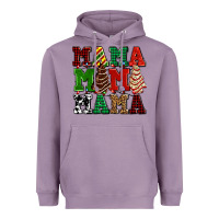 Lavender mama mama mama with christmas lights and christmas tree cakes Heavyweight Hoodie - AdoDesignShop