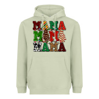 Matcha mama mama mama with christmas lights and christmas tree cakes Heavyweight Hoodie - AdoDesignShop
