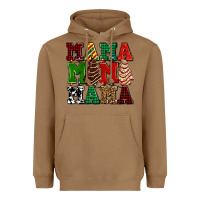 Toasted Coconut mama mama mama with christmas lights and christmas tree cakes Heavyweight Hoodie - AdoDesignShop