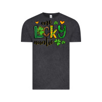 Vintage Black One lucky auntie St. Patrick's Vintage Tee - OliviaCreatesArt