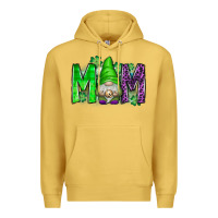 Antique Gold st patricks day mom gnome Premium Hoodie - CowhideDigitalArt