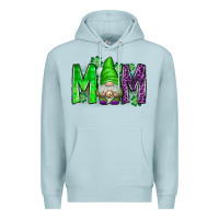 Blue Mist st patricks day mom gnome Premium Hoodie - CowhideDigitalArt