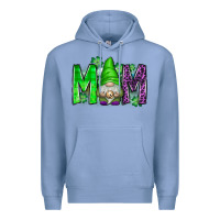 Colony Blue st patricks day mom gnome Premium Hoodie - CowhideDigitalArt