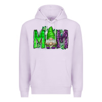 Lilac st patricks day mom gnome Premium Hoodie - CowhideDigitalArt