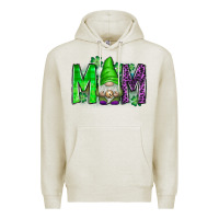 Oatmeal Heather st patricks day mom gnome Premium Hoodie - CowhideDigitalArt