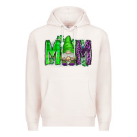 Pale Pink st patricks day mom gnome Premium Hoodie - CowhideDigitalArt