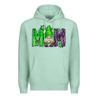 Seafoam st patricks day mom gnome Premium Hoodie - CowhideDigitalArt