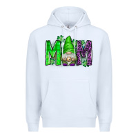 White st patricks day mom gnome Premium Hoodie - CowhideDigitalArt