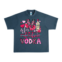 Midnight Navy v is for vodka Urban Heavy Tee - OliviaCreatesArt