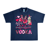 Navy v is for vodka Urban Heavy Tee - OliviaCreatesArt