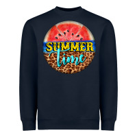 Navy summer time watermelon Heavyweight Sweatshirt - BarkalooDesign