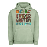 Pigment Oil Green watch out kindergarten here i come! Urban Hoodie - JahusDesignShop