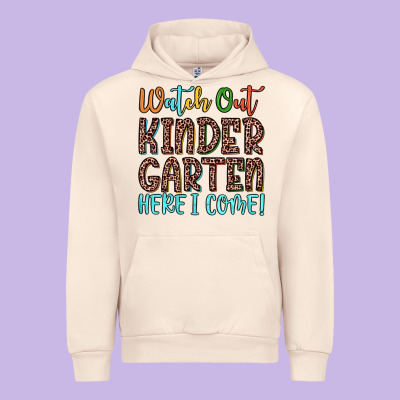 Watch Out Kindergarten Here I Come! Urban Hoodie Designed By Jahusdesignshop
