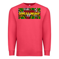 Cardinal santa's helper with gifts Premium Sweatshirt - AdoDesignShop
