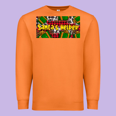 Santa's Helper With Gifts Premium Sweatshirt Designed By Adodesignshop