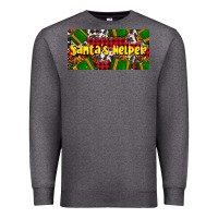 Charcoal Heather santa's helper with gifts Premium Sweatshirt - AdoDesignShop