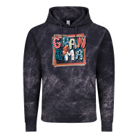 Cloud Black 4th of July grandma with lightning bolt Vintage Hoodie - FaDigitalArtStudio