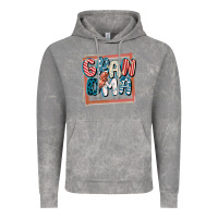 Cloud Rock 4th of July grandma with lightning bolt Vintage Hoodie - FaDigitalArtStudio