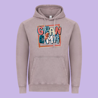 4th Of July Grandma With Lightning Bolt Vintage Hoodie Designed By Fadigitalartstudio