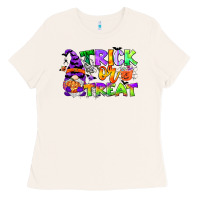 Bone trick or treat gnome Ladies Tee - CowGirlArtShop