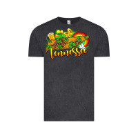 Vintage Black St. Patrick's Tennessee map Vintage Tee - OliviaCreatesArt