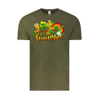 Vintage Olive St. Patrick's Tennessee map Vintage Tee - OliviaCreatesArt