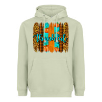 Matcha thankful brushstrokes Heavyweight Hoodie - AdoDesignShop