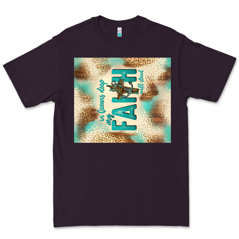 Faith With Cross Premium Tee by TumblerDesignByShophia | Teevron
