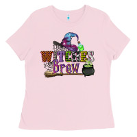 Bubblegum Pink witches brew Ladies Tee - CowGirlArtShop
