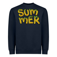 Navy summer pineapple Heavyweight Sweatshirt - BarkalooDesign