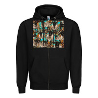 Black Suffolk sheeps Zipper Hoodie - BarkalooDesign
