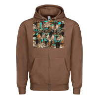 Chestnut Suffolk sheeps Zipper Hoodie - BarkalooDesign
