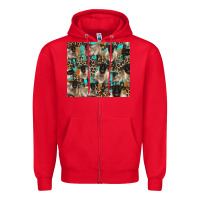 Red Suffolk sheeps Zipper Hoodie - BarkalooDesign