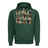 Sports Green Suffolk sheeps Zipper Hoodie - BarkalooDesign