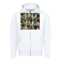 White Suffolk sheeps Zipper Hoodie - BarkalooDesign