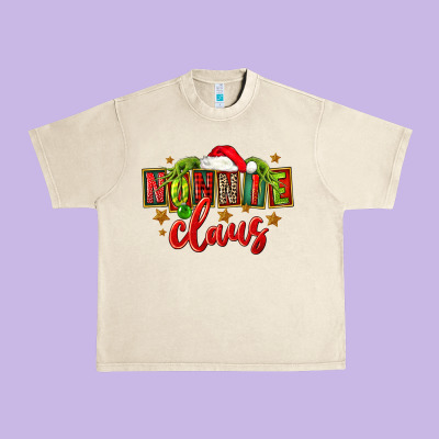 Christmas Nonnie Claus Urban Heavy Tee Designed By Fadigitalartstudio
