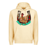 Pina Colada horseshoe chicken Premium Hoodie - CowhideDigitalArt