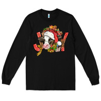 Black joy christmas with cow bbs Long Sleeve Tee - BundleAndBundleShop