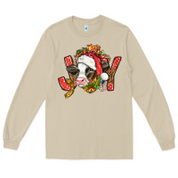Mushroom joy christmas with cow bbs Long Sleeve Tee - BundleAndBundleShop
