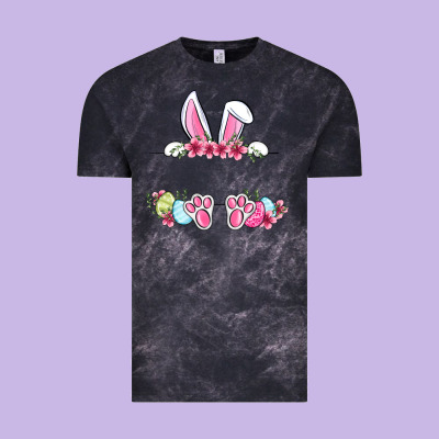 Easter Bunny Name Frame Vintage Tee Designed By Oliviacreatesart