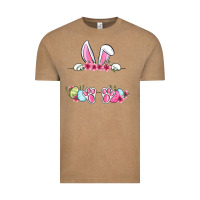 Vintage Coffee Easter bunny name frame Vintage Tee - OliviaCreatesArt