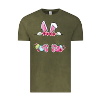 Vintage Olive Easter bunny name frame Vintage Tee - OliviaCreatesArt