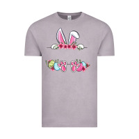 Vintage Zinc Easter bunny name frame Vintage Tee - OliviaCreatesArt