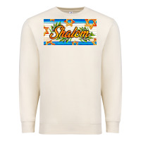 Sandshell shalom with olive branch Premium Sweatshirt - AdoDesignShop